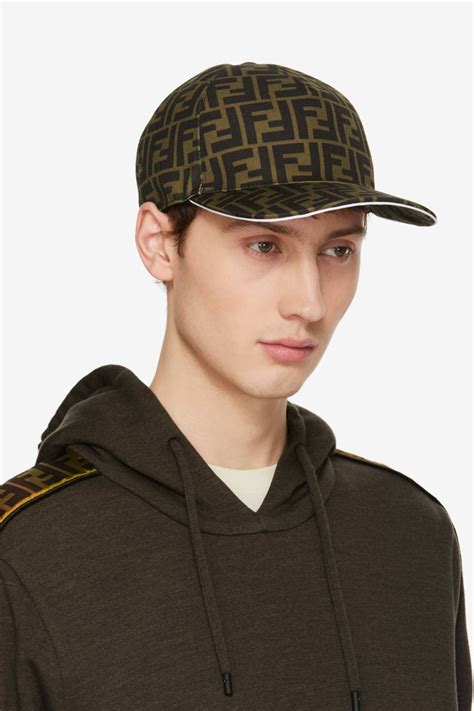 fendi cap brown|men's fendi hat.